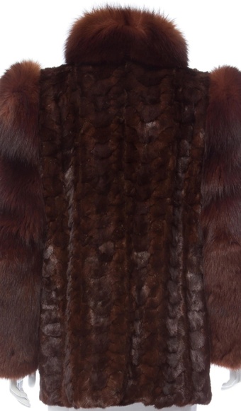 Authentic fur coat.